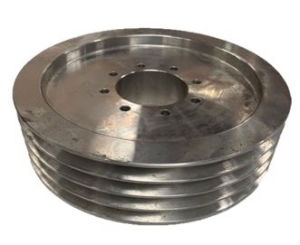 2481-0135 - 8 bolt Mount x 4 Groove CAT Pulley