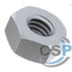 20001-POW  Plain Hex Nut