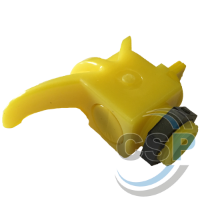 ADJUST FLOW 3/4" BSP INLET YELLOW PLASTIC NOZZLE